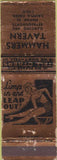 Matchbook Cover - Hammers Tavern Cripple Creek CO girlie