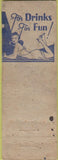 Matchbook Cover - O'Brien's Cocktail Lounge San Francisco CA pinup POOR girlie