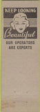 Matchbook Cover - Counts Barber Shop Colorado Springs CO girlie