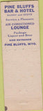 Matchbook Cover - Ben's Place Hereford CO pinup WEAR Pine Bluffs WY