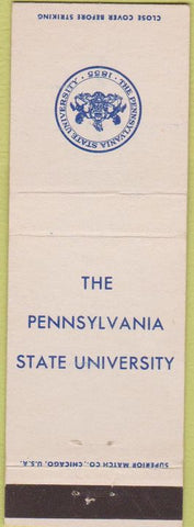 Matchbook Cover - Pennsylvania State University State College PA