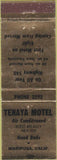 Matchbook Cover - Tenaya Motel Mariposa CA