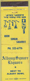 Matchbook Cover - Albany Square Liquor CA WEAR