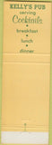 Matchbook Cover - Kelly's Restaurant Mayfield Mall Mountain View CA
