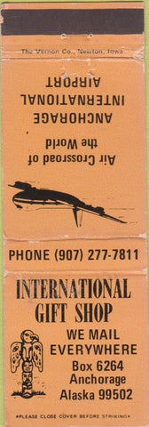 Matchbook Cover - Anchorage Airport AK WEAR