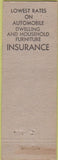 Matchbook Cover - Grosfield Insurance Bonds Detroit MI WEAR