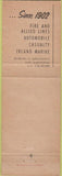 Matchbook Cover - Grain Dealers Insurance Miami FL