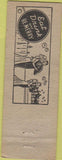 Matchbook Cover - Canton Tavern Wayne MI girlie WORN