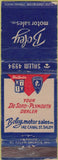 Matchbook Cover - Boley Cars DeSoto Plymouth Salem MA WORN