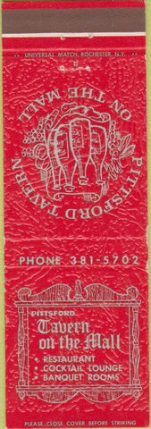 Matchbook Cover - Pittsford Tavern on the Mall Rochester NY