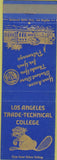 Matchbook Cover - Los Angeles CA Trade Tech College Beavers