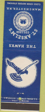 Matchbook Cover - St Anselm's College Manchester NH
