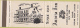 Matchbook Cover - Aurora Inn Aurora on Cayuga NY