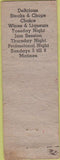 Matchbook Cover - Heat Wave Bar Grill New York City POOR