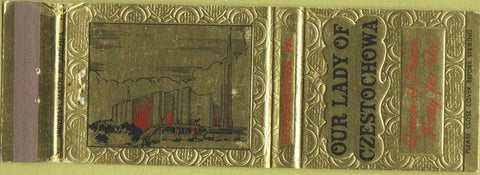 Matchbook Cover - Our Lady of Czestochowa Doylestown PA