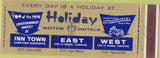 Matchbook Cover - Holiday Motor Holes Harrisburg PA