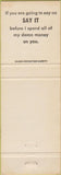 Matchbook Cover - Herb's Joynt Restaurant Fresno CA