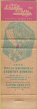Matchbook Cover - Peter Pan Urbana MD restaurant
