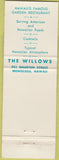 Matchbook Cover - The Willows Honolulu HI
