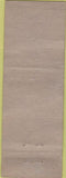 Matchbook Cover - Thank you Call Again BLANK WORN