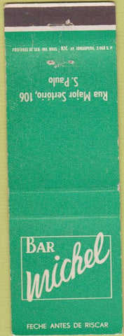 Matchbook Cover - Bar Michel Sao Paulo Brazil