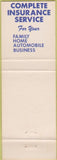 Matchbook Cover - Citizens Insurance Knightstown IN
