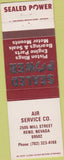 Matchbook Cover - Sealed Power Piston Rings Reno NV