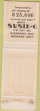 Matchbook Cover - Susie Q Fish Chips Bloomfield Hills MI girlie WEAR