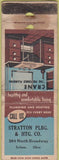 Matchbook Cover - Stratton Pluming Salem OH WORN
