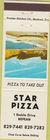 Matchbook Cover - Star Pizza Nepean ON
