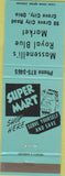 Matchbook Cover - Massenelli's Royal Blue Market Grove City OH
