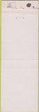 Matchbook Cover - Organization of American States Washington DC
