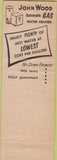Matchbook Cover - Michigan Gas Co water heaters