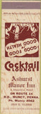 Matchbook Cover - Ashurst Manor Inn Muncy PA