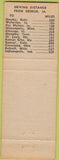 Matchbook Cover - Knotty Pine Motel Keokuk IA