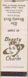 Matchbook Cover - Beauty Deck Salon San Francisco CA girlie