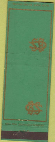 Matchbook Cover - Broad Street Club New York City
