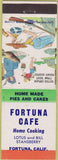 Matchbook Cover - Fortuna Cafe CA hillbilly