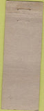 Matchbook Cover - Vicky's Bar STAMPED WEAR
