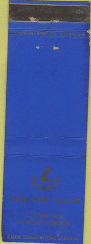 Matchbook Cover - Fay Club Fitchburg MA WEAR