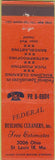 Matchbook Cover - Federal Building Cleaners St Louis MO