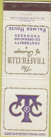 Matchbook Cover - Traffic Club Chicago IL Palmer House