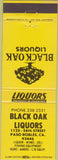 Matchbook Cover - Black Oak Liquor Paso Robles CA