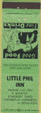 Matchbook Cover - Little Phil Inn Somerset OH green
