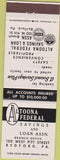 Matchbook Cover - Altoona Federal Savings Loan Bedford PA