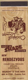 Matchbook Cover - New Rendezvous Fresno CA