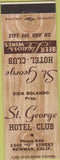 Matchbook Cover - St George Hotel Club Newman CA