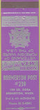 Matchbook Cover - VFW Bermerton WA
