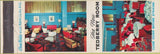 Matchbook Cover - Teaberry Room Hotel Lenox Boston MA