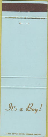 Matchbook Cover - It's a Boy Security Trust Co Pottstown PA